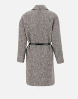 Cappotto in cotone, lana e alpaca CF5394TS74A M9849 LIU-JO 