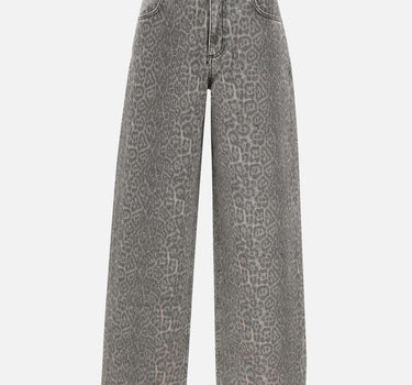 Jeans flare con stampa MF5333T160A P9132 LIU-JO 