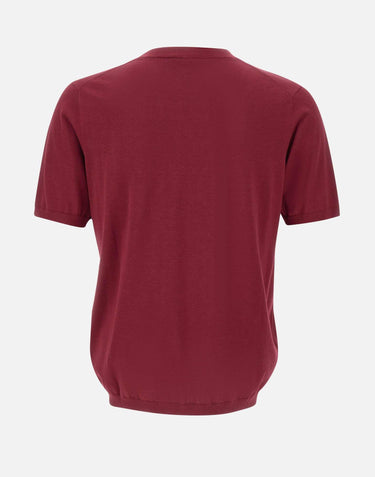 Maglia a maniche corte in misto seta e cotone 300421 375 KANGRA 