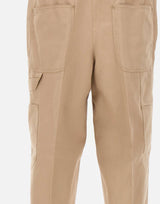 Pantaloni in misto cotone e lino con coulisse COASWDZL0REW PM310060 PT TORINO 