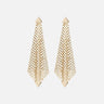 Orecchini in maglia metallica oro 20PBB0038MET074 P710 RABANNE 