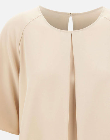 Blusa corta svasata SP1TZ007 1096 KAOS 