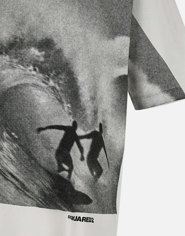T-shirt "Loose fit tee" in cotone S74GD1409 D20033100 DSQUARED2 