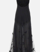 Abito lungo in tulle con ricami 4A430A F0990 BLUMARINE 