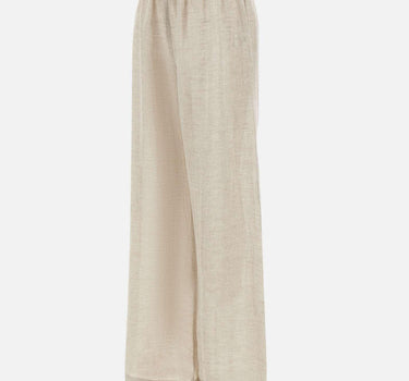 Pantaloni in lino W01281081 LTBROWN MAURIZIO MYKONOS 