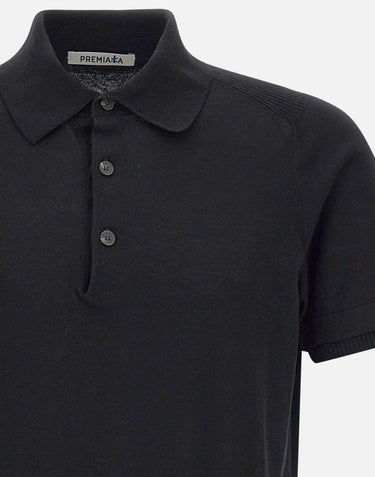 Polo in cotone PMG12 BLACK PREMIATA 