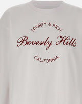 Felpa "Beverly Script Crewneck" ST07164257WH01 WHITE SPORTY & RICH 