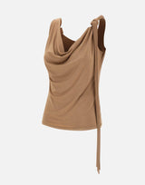 Top in jersey lucido 2C455A N0826 BLUMARINE 