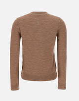 Maglia in misto lana con dettagli a contrasto S52HL0066 M13037130 MM6 MAISON MARGIELA 