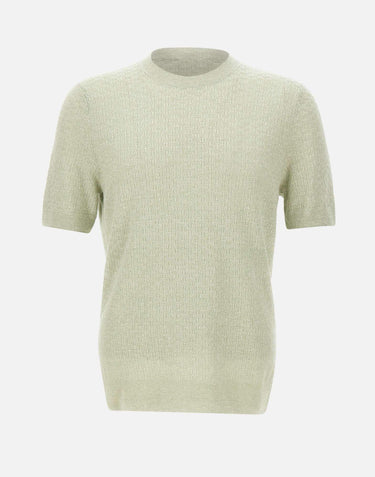 Maglia in misto lino e cotone 57169 18668410 GRAN SASSO 