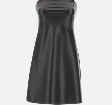 "Bustier lingerie dress" 425JRO749PU0049 BLACK COURREGES 