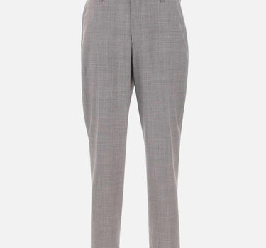 Pantaloni dal fit affusolato in lana vergine 50561986 072 BOSS 