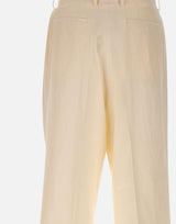Pantaloni in misto viscosa e lino S6LAMAPA082 036 LANEUS 