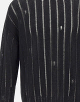 Maglia girocollo destroyed S6LAMAKN030 110 LANEUS 