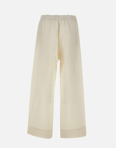 Pantaloni in lino e viscosa PADC02F400H548 0154 FABIANA FILIPPI 