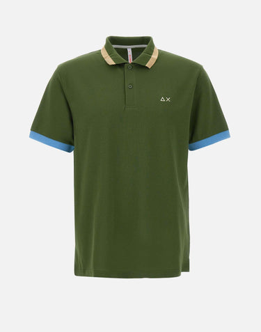 Polo "Big stripes on collar" A35112 37 SUN68 