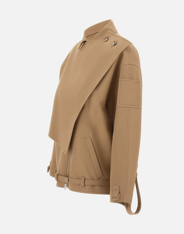 Giacca trench corta 226CBL358CO0134 1156 COURREGES 