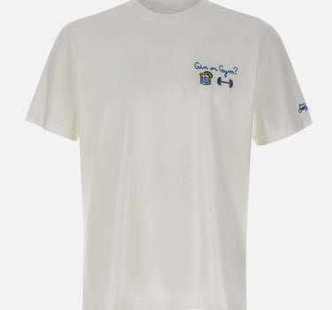 T-shirt "Gin or Gym" POT0001 04335L MC2 SAINT BARTH 