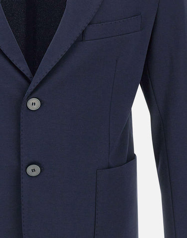 Blazer in cotone DK87601 BLU DIKTAT 