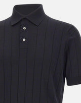 Polo in crepe di cotone PL1MC CR14C990 FILIPPO DE LAURENTIIS 