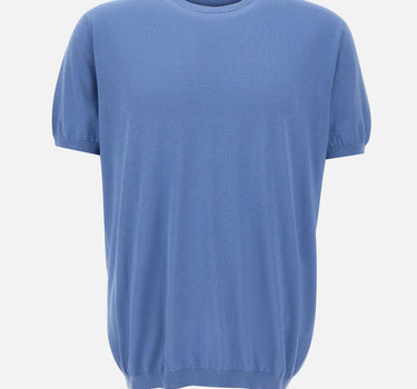 Maglia a maniche corte in misto seta e cotone 300421 015 KANGRA 