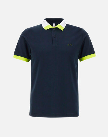 "Polo fluo multicolor" A35123 07 SUN68 