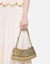 "1969 clutch gold metal bag" 26ESS0572MET769 P711 RABANNE 