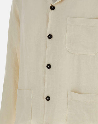 Camicia "Dvg4 Rick" in lino DVG4LI039 TC106 DEVORE' 