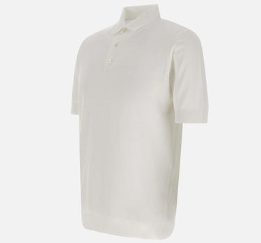 Polo in crêpe di cotone PL1MC CR14R001 FILIPPO DE LAURENTIIS 