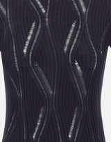 T-shirt in maglia CA6196MA77Q P9583 LIU-JO 