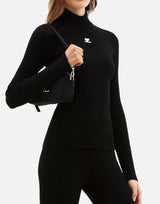 Maglia "Reedition Rib Knit" PERMPU022FI0001 BLACK COURREGES 