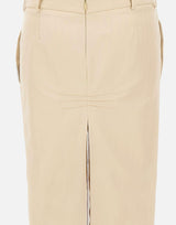 Gonna midi in gabardine di lana 260WCS00298 CCP111AA198 THE ATTICO 