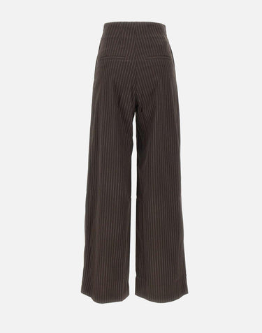 "Pinstripe wide leg pants" 114698 3065 ROTATE BIRGER CHRISTENSEN 
