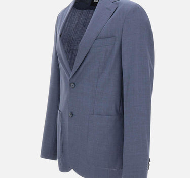 Blazer slim fit in lana vergine 50561991 466 BOSS 