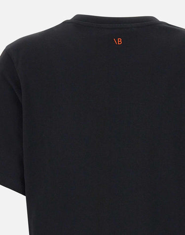 "Fashion Stole My Smile Slogan" 1322JTS004130A BLACK VICTORIA BECKHAM 