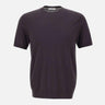 T-shirt in seta e cotone A010 F2002230 PAOLO PECORA 