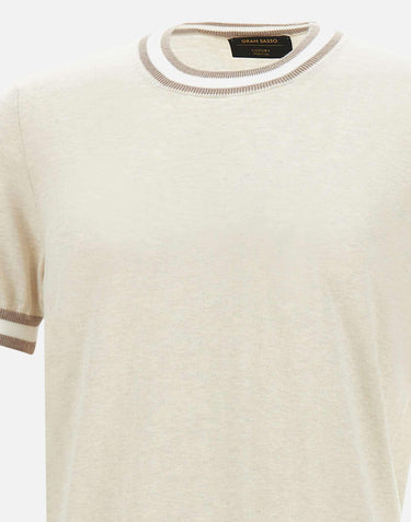 T-shirt  in maglia di cotone 57135 20671006 GRAN SASSO 