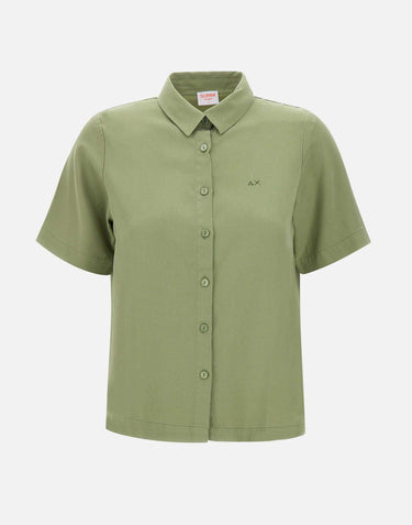 "Fluid fabric shirt" S35230 84 SUN68 