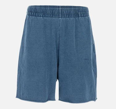 Shorts in jersey di cotone M4138CJAB225 BLUE PURPLE BRAND 