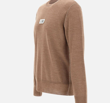 Maglia in lana con cuciture a contrasto SH0HL0010 M13037130 MM6 MAISON MARGIELA 