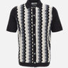 Camicia in maglia jacquard chevron 43194 20747099 GRAN SASSO 