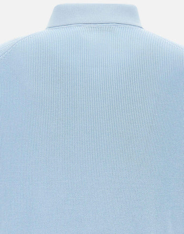 Polo in crepe di cotone PL1MC CR14P800 FILIPPO DE LAURENTIIS 