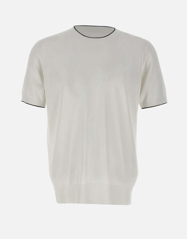 Maglia in viscosa e cotone 10000106 001 KANGRA 