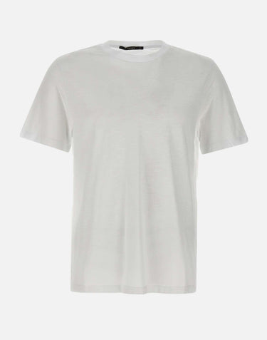 T-shirt in cotone fiammato 140121 001 KANGRA 