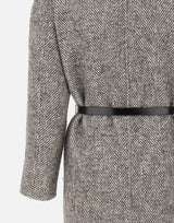 Cappotto in cotone, lana e alpaca CF5394TS74A M9849 LIU-JO 