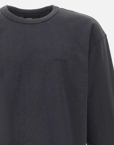 Maglia "Textured lee" P204 TJWB724BLACK PURPLE BRAND 