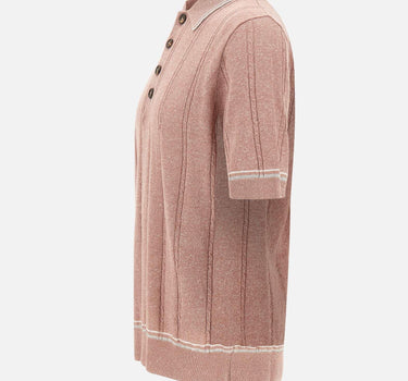 Polo in misto cotone e lino M76MAGM42 MAG0M018991301 ELEVENTY 