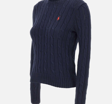 Maglia a girocollo in cotone a trecce 211971869 008 POLO RALPH LAUREN 