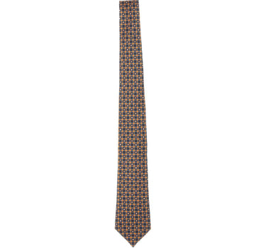 Cravatta in seta con motivo geometrico UCRVKRC01M9604 000 KITON 