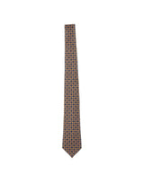 Cravatta in seta con motivo geometrico UCRVKRC01M9604 000 KITON 